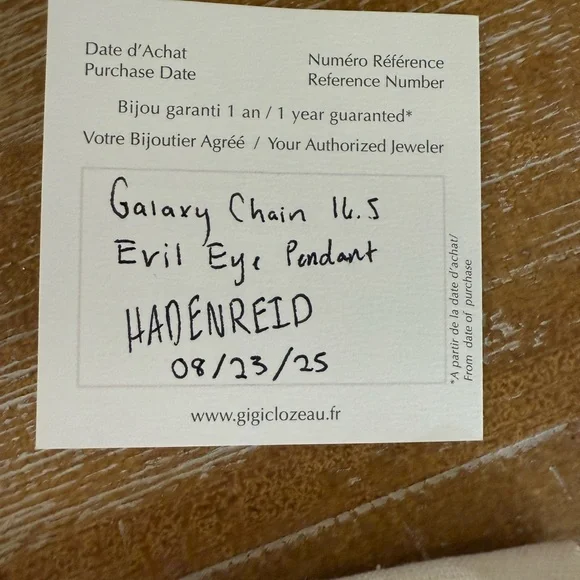 Gigi Clozeau brand new necklace. - Picture 5 of 6